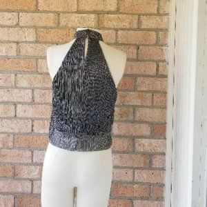 Forever 21 silver blouse